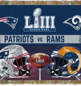 Image NFL SuperBowl LIII Patriots vs Rams
